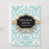 老いぼれ動揺しての金きらきら光る色結婚の表情 招待状 (正面)