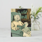 老いぼれ読は若い者には本だ サンキューカード (スタンド正面)