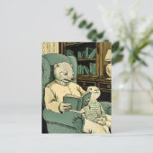 老いぼれ読は若い者には本だ ポストカード (スタンド正面)