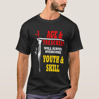 老いも背も退きも無おもしろいい Tシャツ