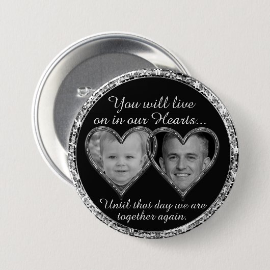 老いも若きも 缶バッジ (正面&裏面)