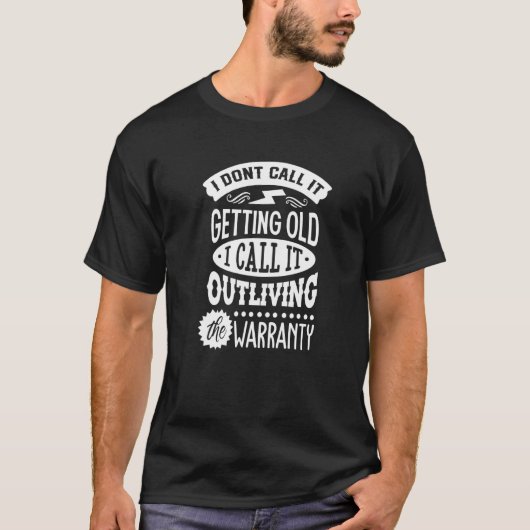 老いることなど認めない Tシャツ (正面)