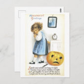 老いファッションドハロウィーン ポストカード (正面/裏面)