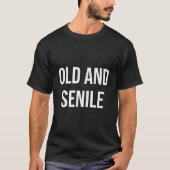 老い+高齢 Tシャツ (正面)