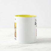 老おもしろい婦人ベイカーのコーヒー マグカップ (中央)