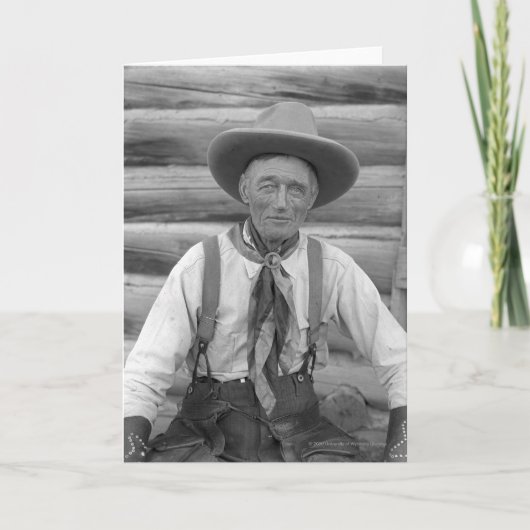 老カウボーイ カード (正面)