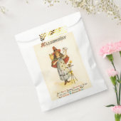 老ファッションドハロウィーン、フクロウの魔女 フェイバーバッグ (封をした状態)