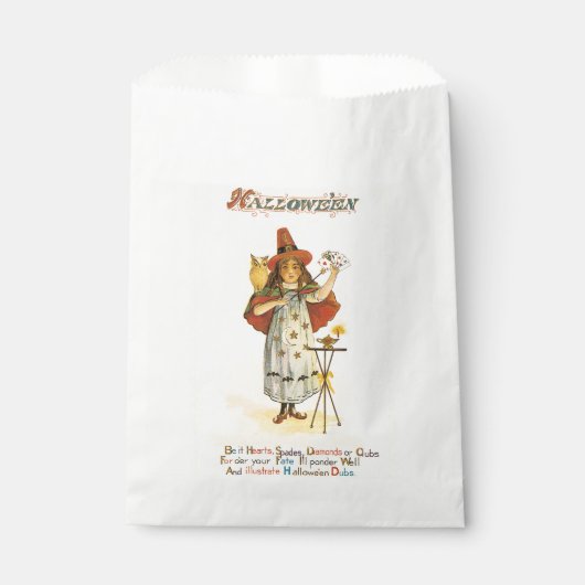 老ファッションドハロウィーン、フクロウの魔女 フェイバーバッグ (正面)