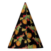 老ファッションドハロウィーン、魔女の子 パーティーハット (裏面)