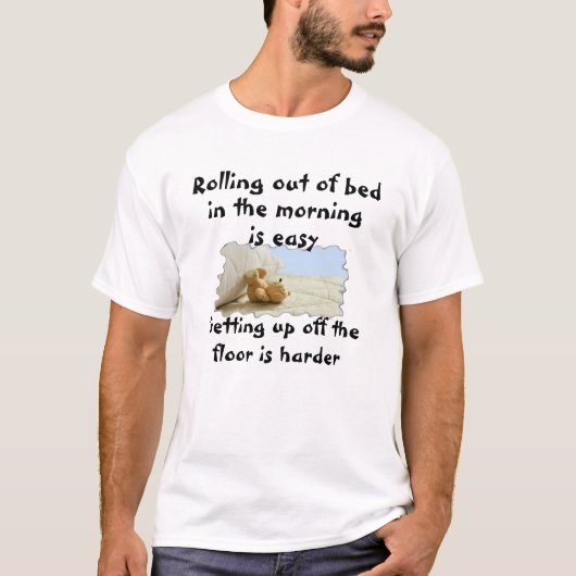 老ユーモアのある後退職を免れる Tシャツ (正面)