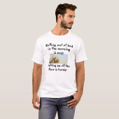老ユーモアのある後退職を免れる Tシャツ (正面フル)