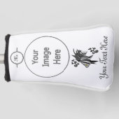 老与え妻の目 ゴルフヘッドカバー (正面)