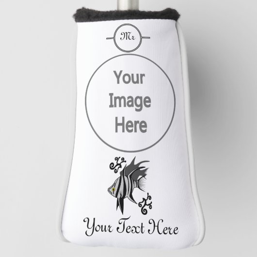 老与え妻の目 ゴルフヘッドカバー (回転90)