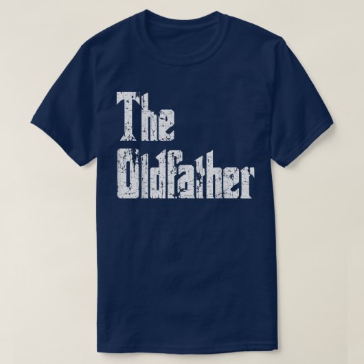 老人おもしろい又は祖父への贈与 Tシャツ (デザイン正面)