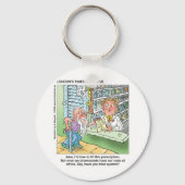 老人と薬局は漫画おもしろいのギフトを外す キーホルダー (正面)