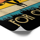 老人には不可欠な国がないヴィンテージ ポスター (角)