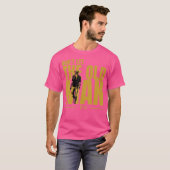 老人にヴィンテージ歩くを Tシャツ (正面フル)