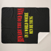 老人に気を付けろ シェルパブランケット (正面(横))