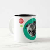 老人のバックスターのマグ ツートーンマグカップ (正面左)