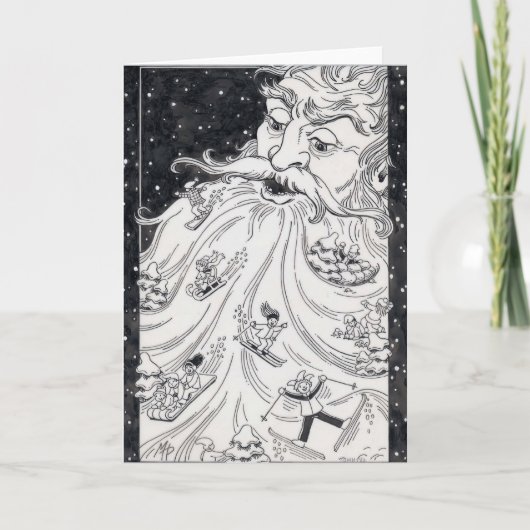 老人の冬 シーズンカード (正面)