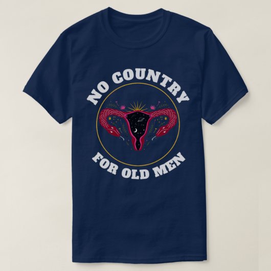 老人の国なし4 Tシャツ (デザイン正面)