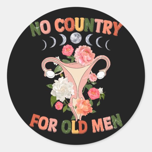 老人の国は無い ラウンドシール (正面)