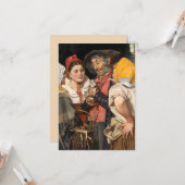 老人の宝物（猫）（カール・ガースソー） カード (正面/裏面インサイチュ)