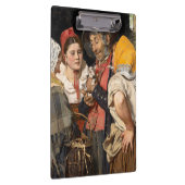 老人の宝物(猫)(カール・ガースソー) クリップボード (右)