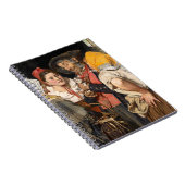 老人の宝物（猫）（カール・ガースソー） ノートブック (右側)