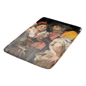 老人の宝物（猫）（カール・ガースソー） バスマット (アングル)