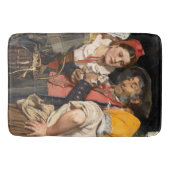 老人の宝物（猫）（カール・ガースソー） バスマット (正面)