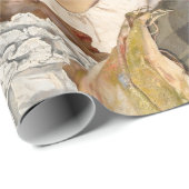 老人の宝物（猫）（カール・ガースソー） ラッピングペーパー (ロールコーナー)