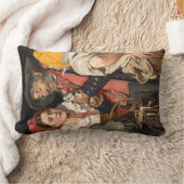 老人の宝物（猫）（カール・ガースソー） ランバークッション (ブランケット)