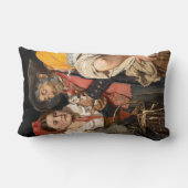 老人の宝物（猫）（カール・ガースソー） ランバークッション (裏面)