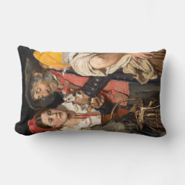 老人の宝物（猫）（カール・ガースソー） ランバークッション