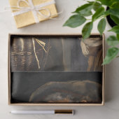 老人の宝物(猫)(カール・ガースソー) 薄葉紙 (ギフト)