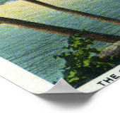 老人の岩の形成の見解 ポスター (角)