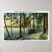 老人の岩の形成の見解 ポスター (正面)