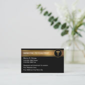 老人の心理学者の名刺 名刺 (スタンド正面)