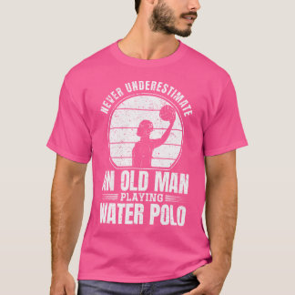 老人の水球を軽遊く見ない Tシャツ