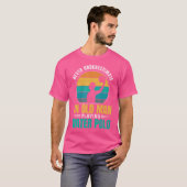 老人の水球を軽遊く見ない Tシャツ (正面フル)