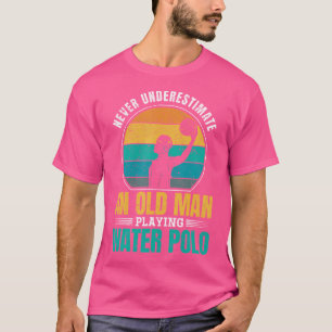 老人の水球を軽遊く見ない Tシャツ