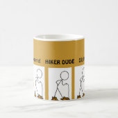 老人の素晴らしいハイカーの男 コーヒーマグカップ (中央)