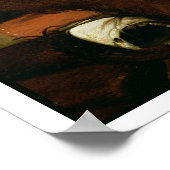 老人の頭,老人のポートレートの詳細 ポスター (角)