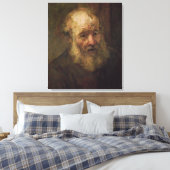 老人の頭， c.1650 キャンバスプリント (インサイチュ (寝室))