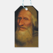 老人の頭（Quentin Metsys著） ギフトタグ (正面)