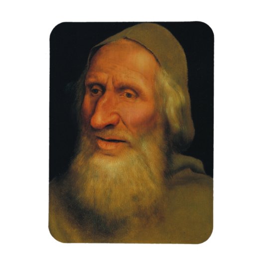 老人の頭（Quentin Metsys著） マグネット (縦)