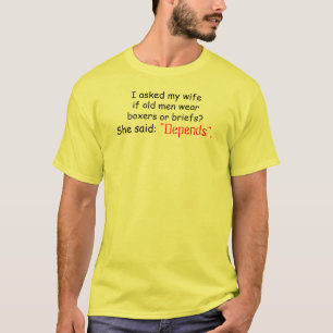 老人の頼むシャツ Tシャツ