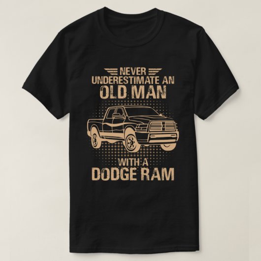 老人は雄羊を覆す Tシャツ (デザイン正面)