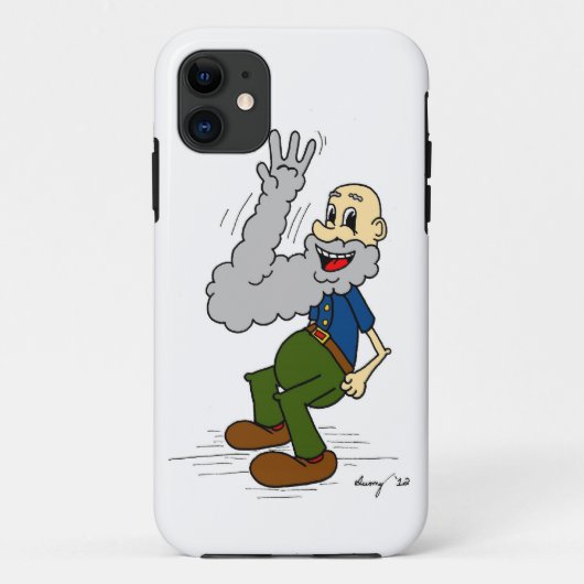 老人ひげマンガiPhone 5ケース Case-Mate iPhoneケース (裏面)